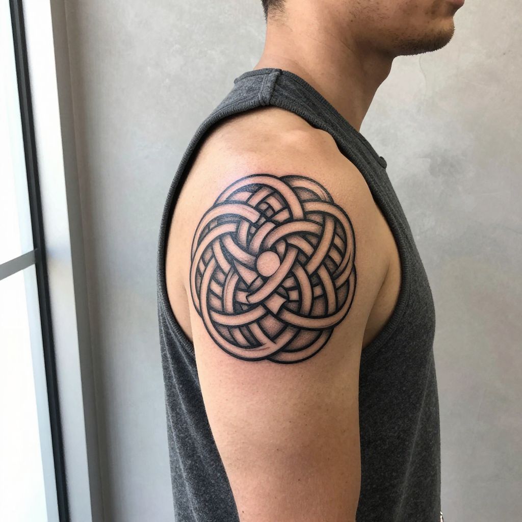 Celtic Knot Circle Tattoo
