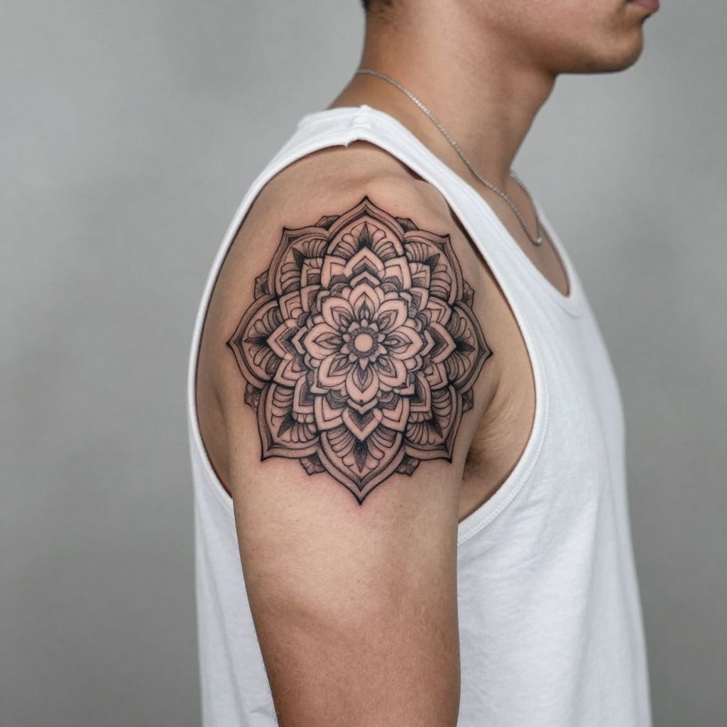 Abstract Mandala Tattoo
