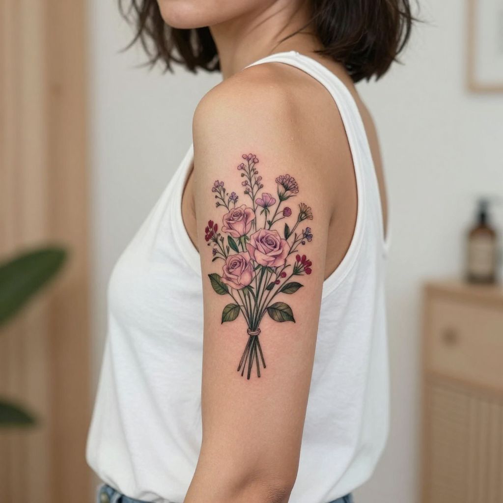 Delicate Floral Cluster