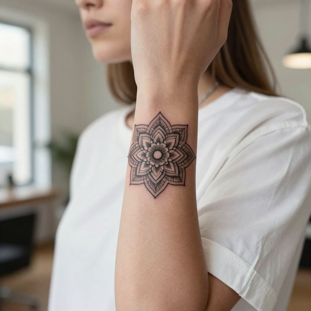 Tiny Mandala Flowers