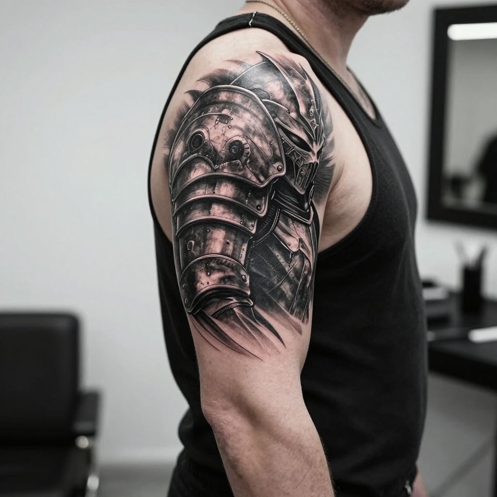 Solo leveling tattoo ideas - Knight of Shadows Armor