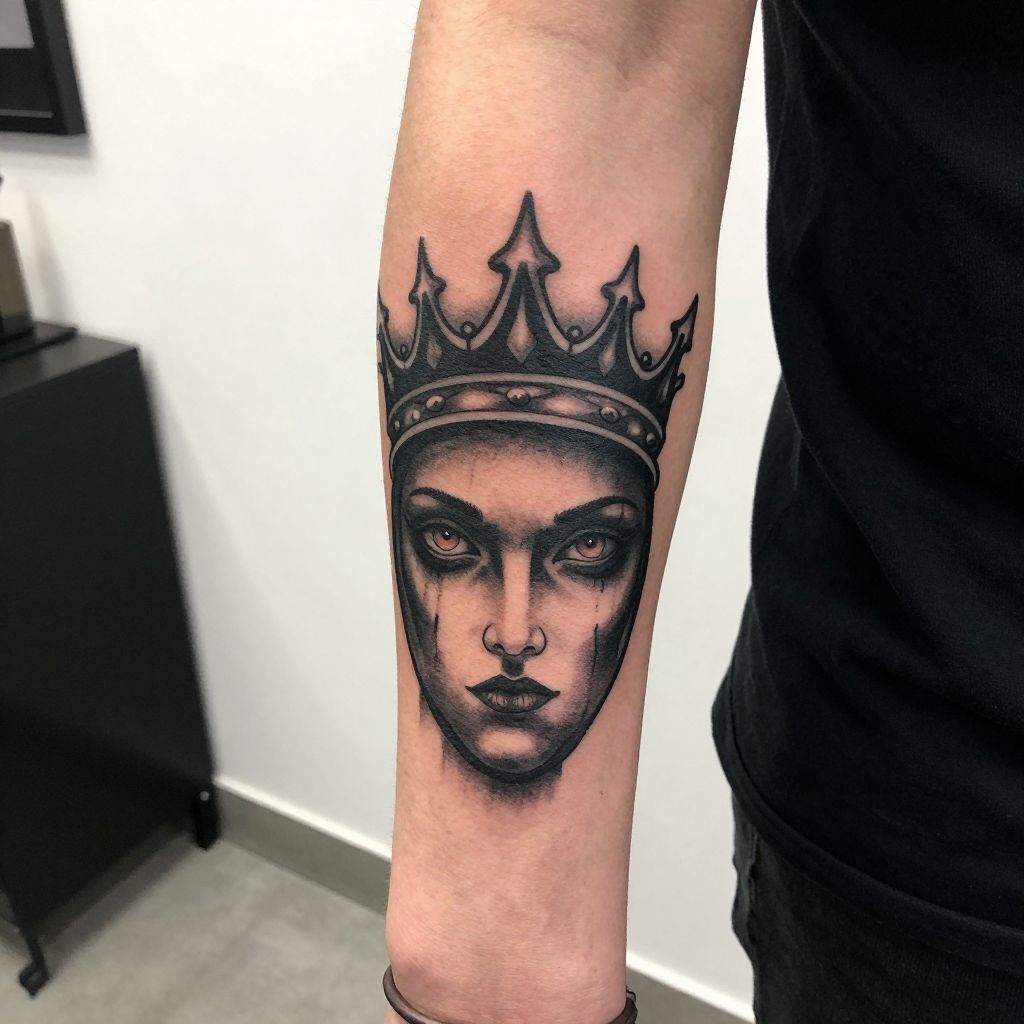Solo leveling tattoo ideas - Monarch Crown and Eyes