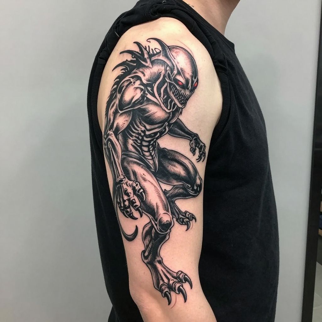 Kid’s Chimera Ant Form tattoo idea