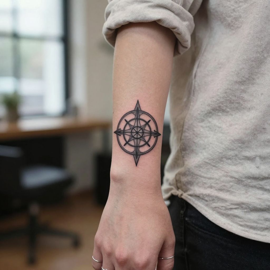 Witch Medallion Symbol tattoo idea