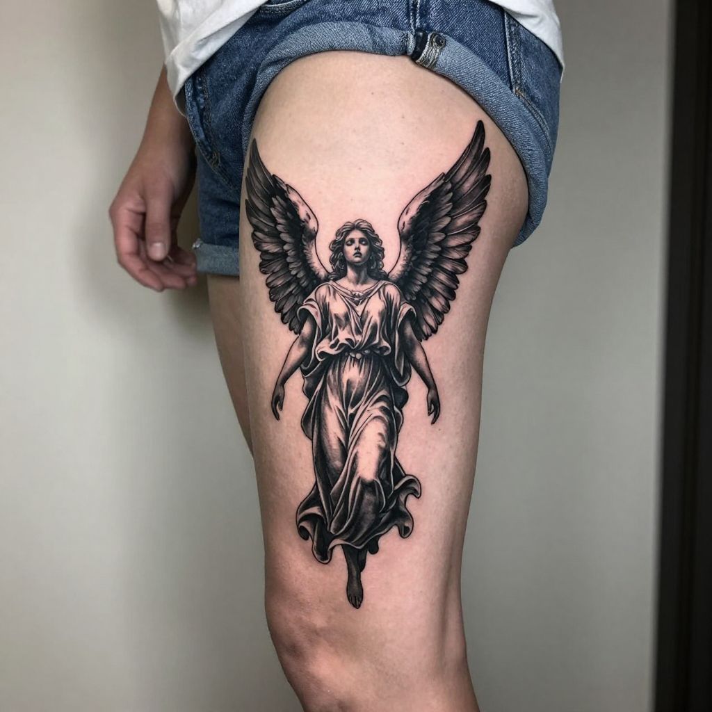 suicideboys tattoo ideas - Upside Down Angel