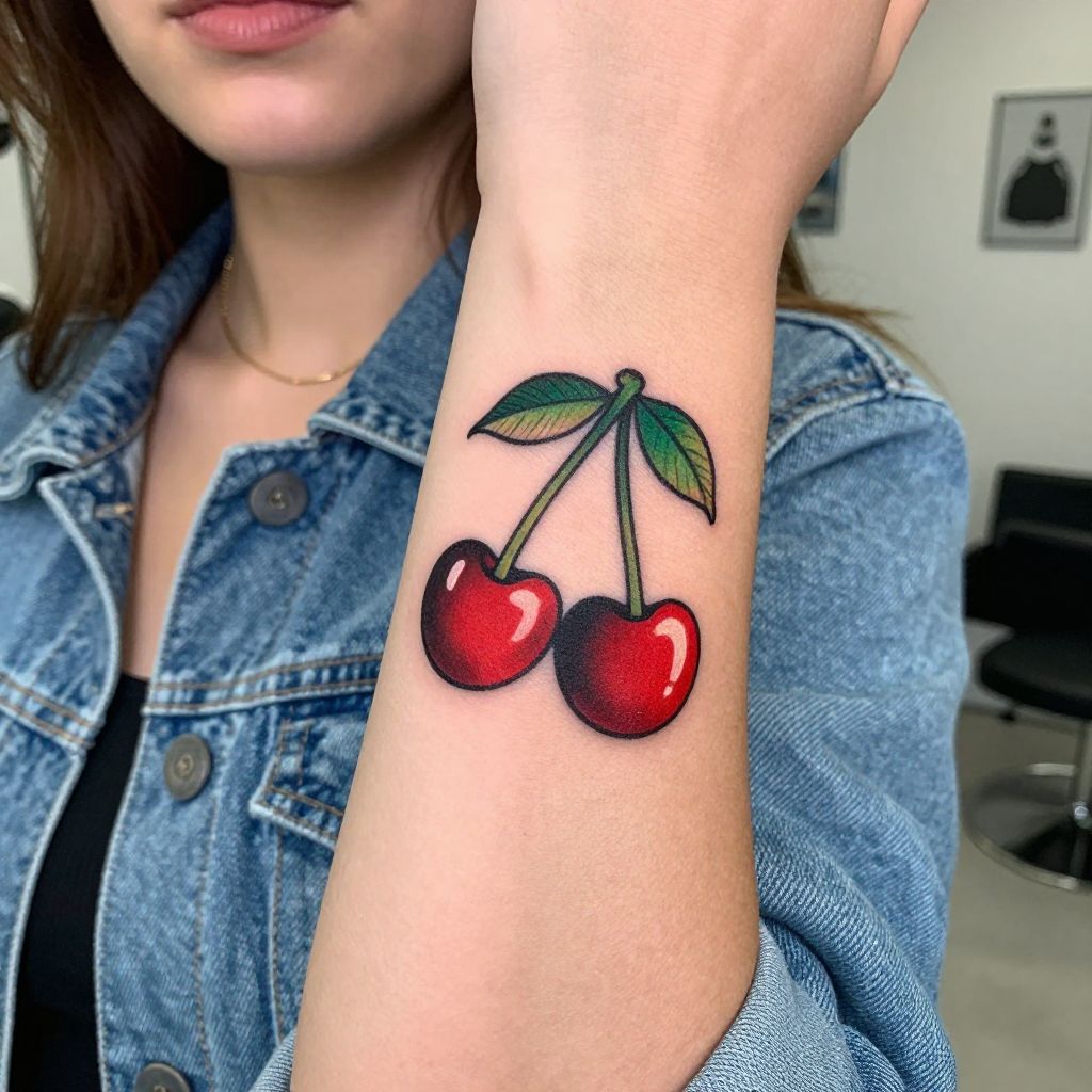 Tiny Cherry Pair