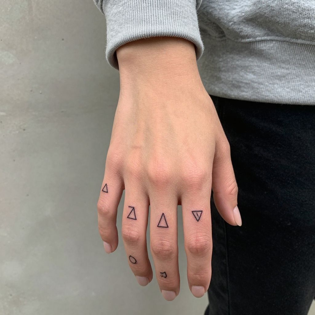 Ellie’s Tattooed Fingers