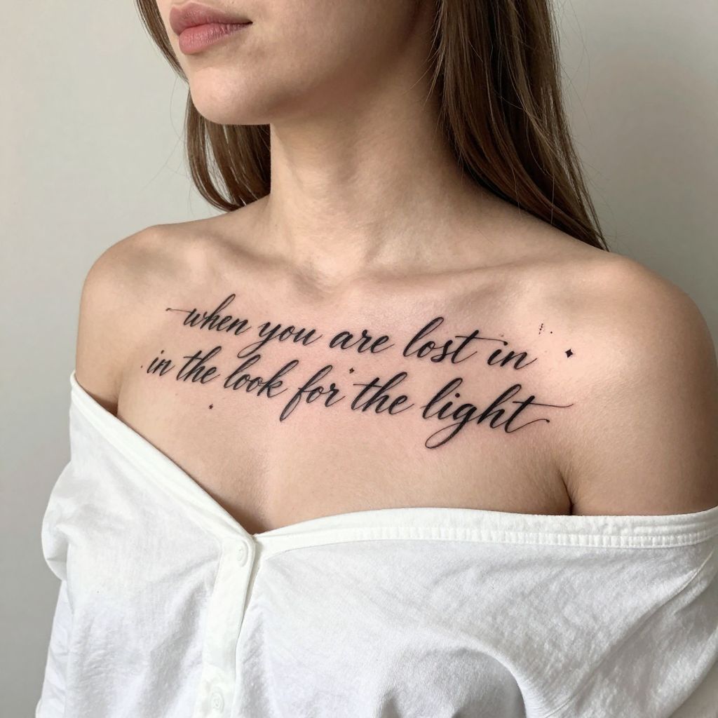Iconic Quote in Calligraphy