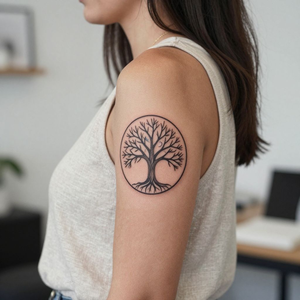 Minimal Line Tree of Life