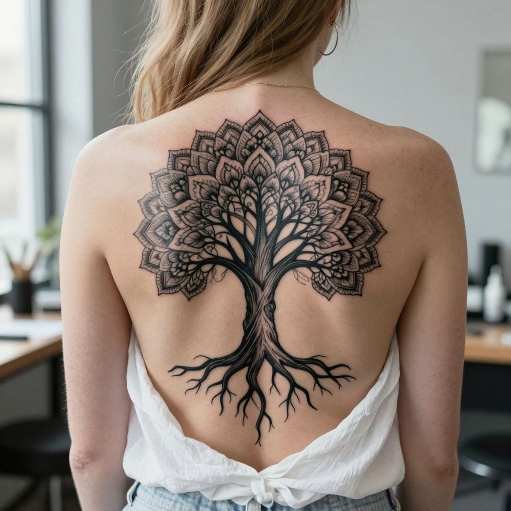 Tree of Life With Mandala Crown