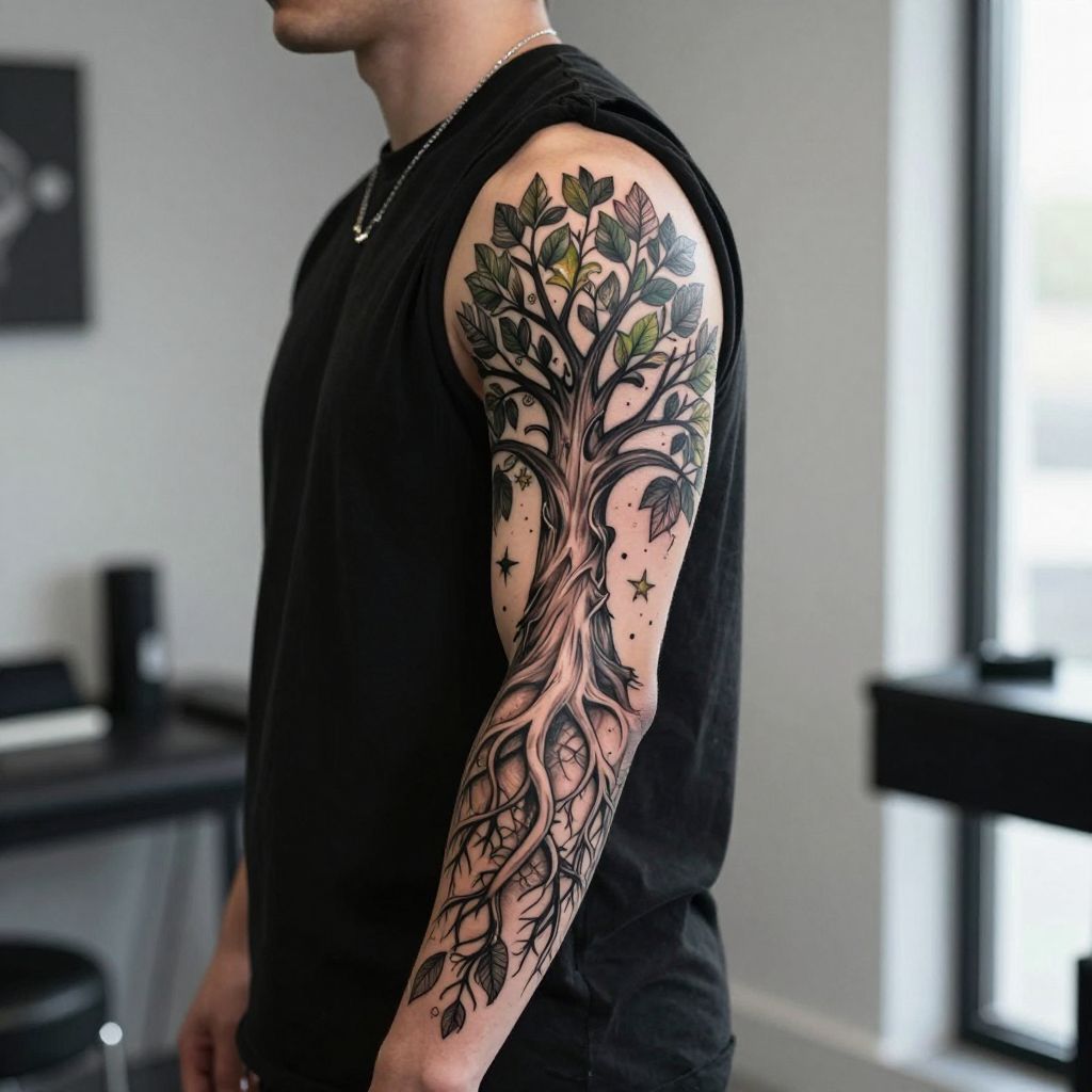 Tree of Life Sleeve Piece