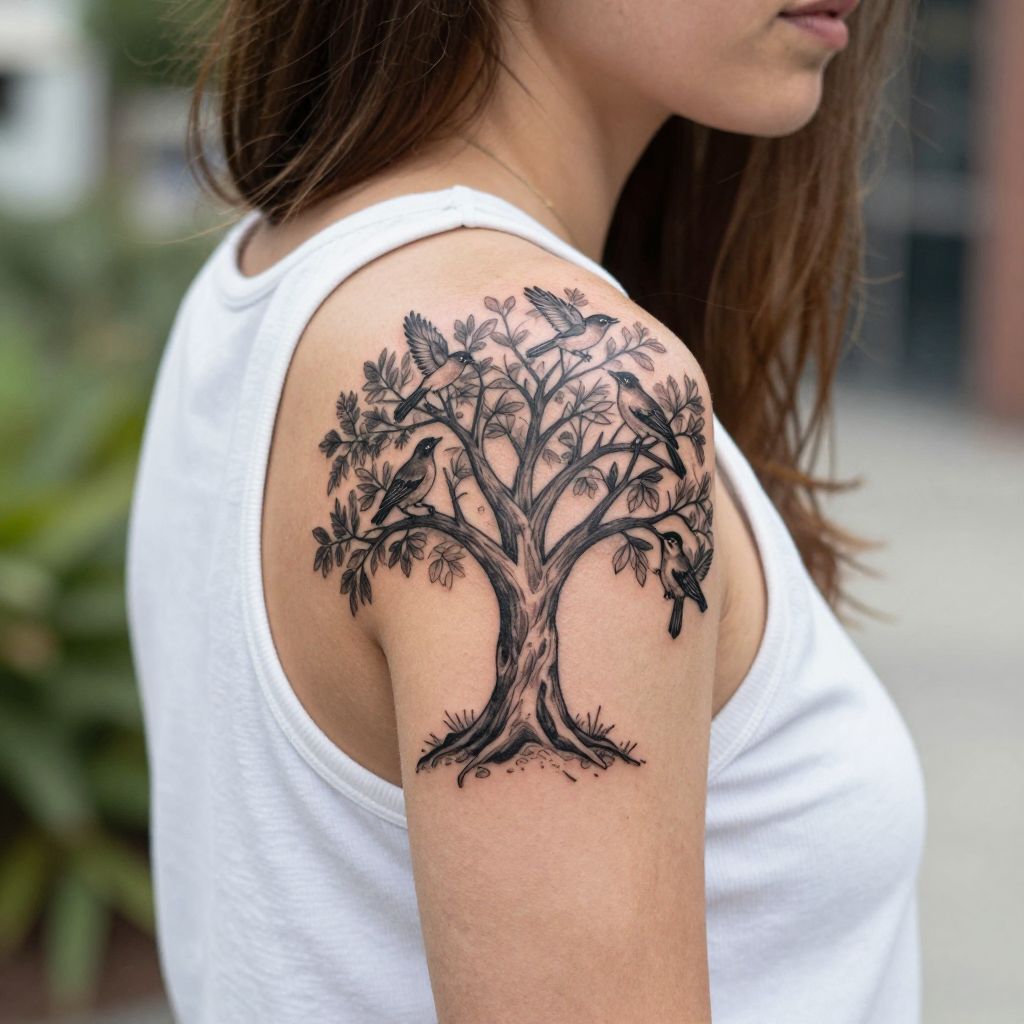 Tree of Life With Birds
