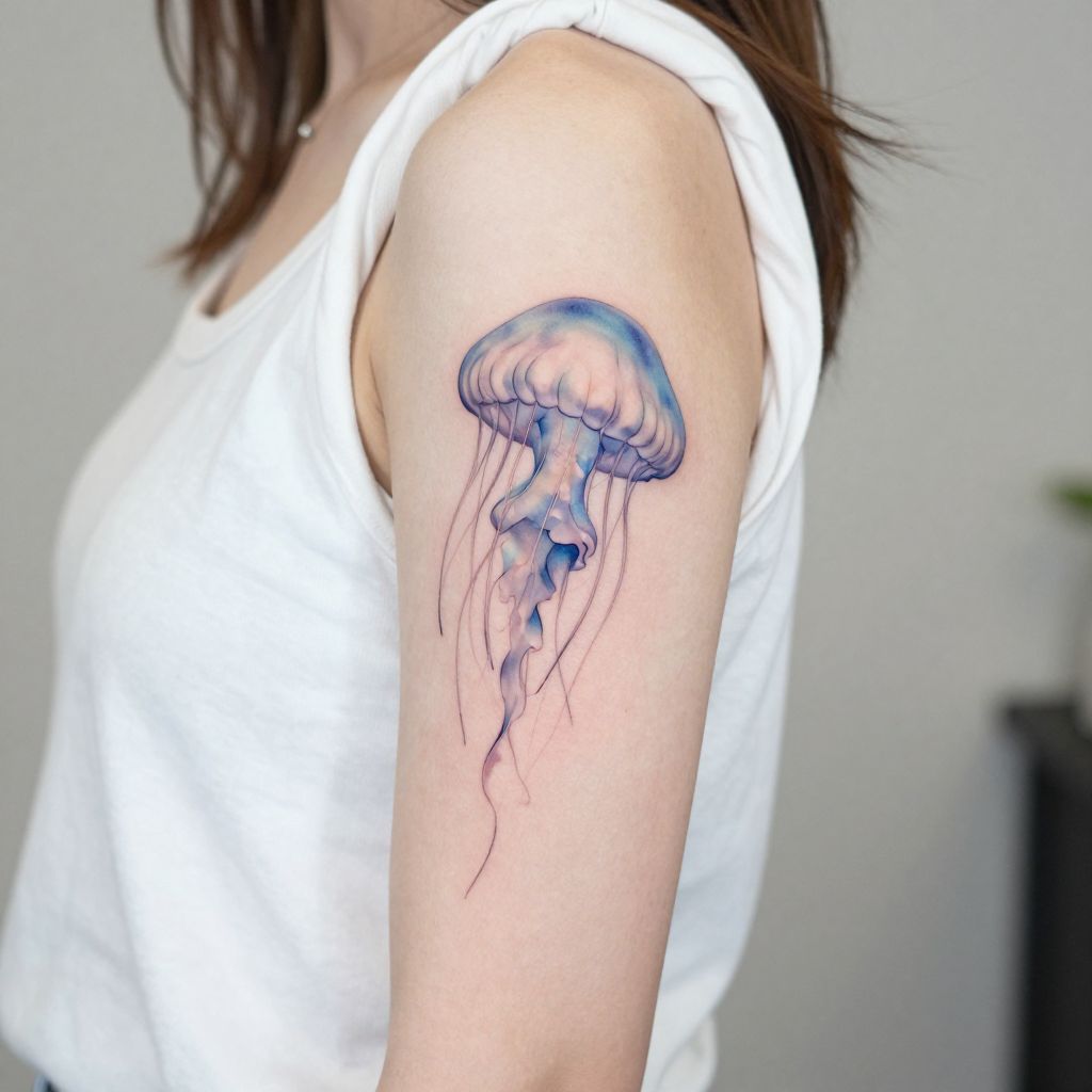 Jellyfish Flow Tattoo water tattoo idea