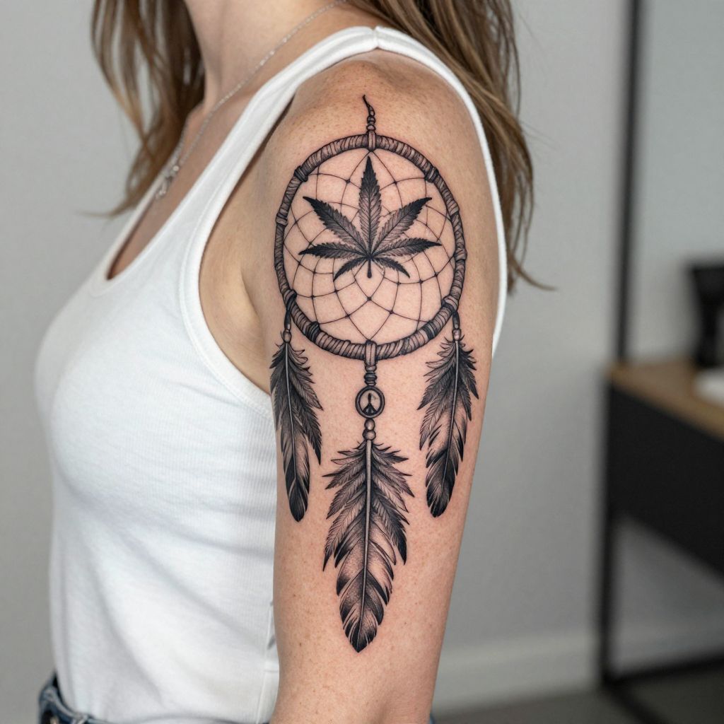 Cannabis Dreamcatcher