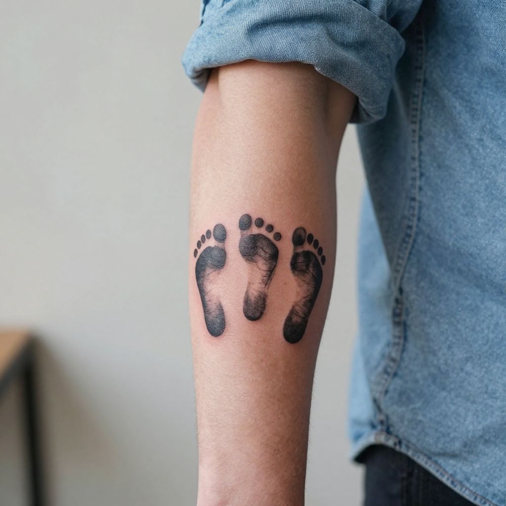 Three Tiny Footprints