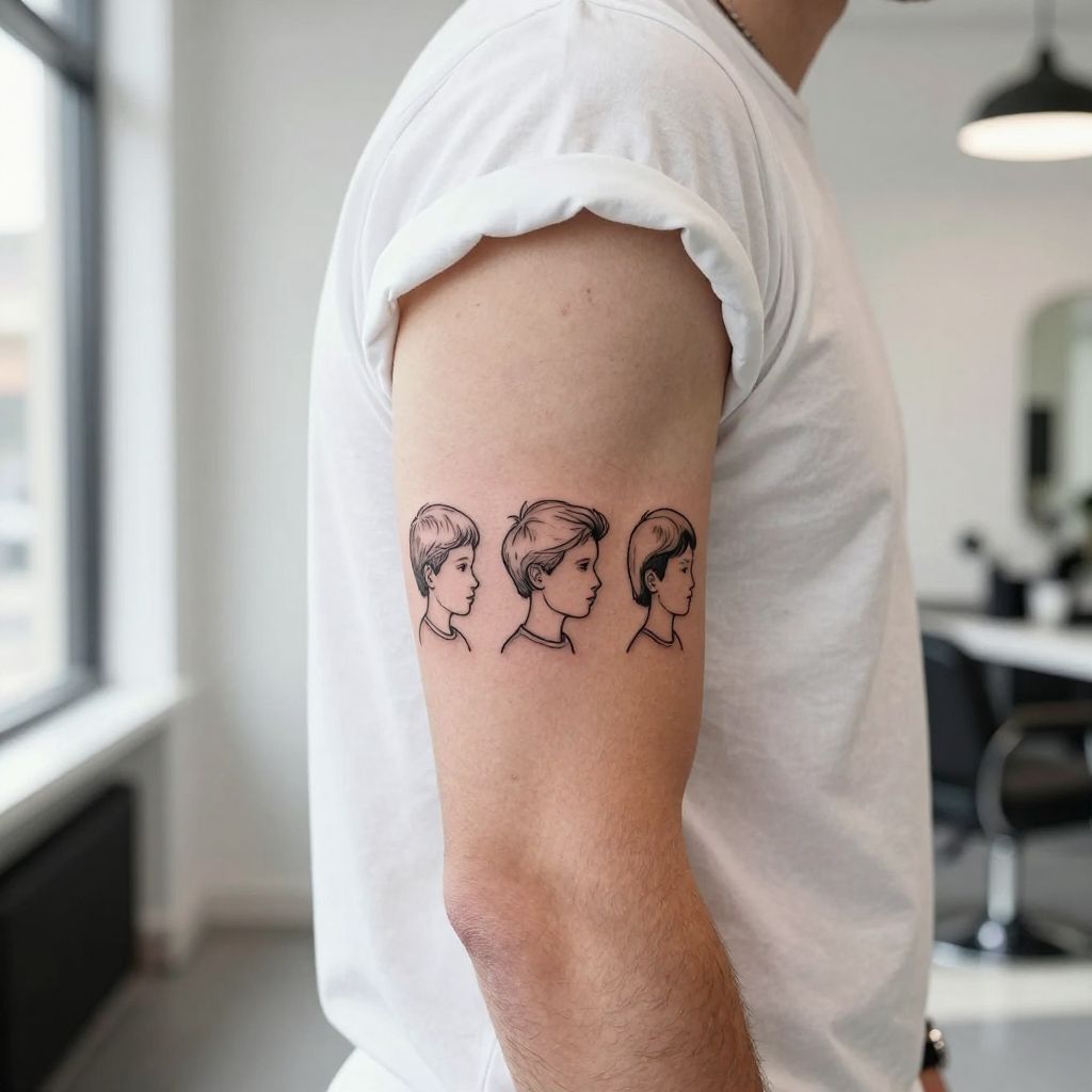 Minimalist Line Portraits