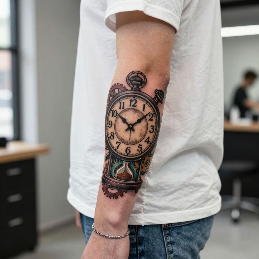 Vintage Clock Showing 9:99