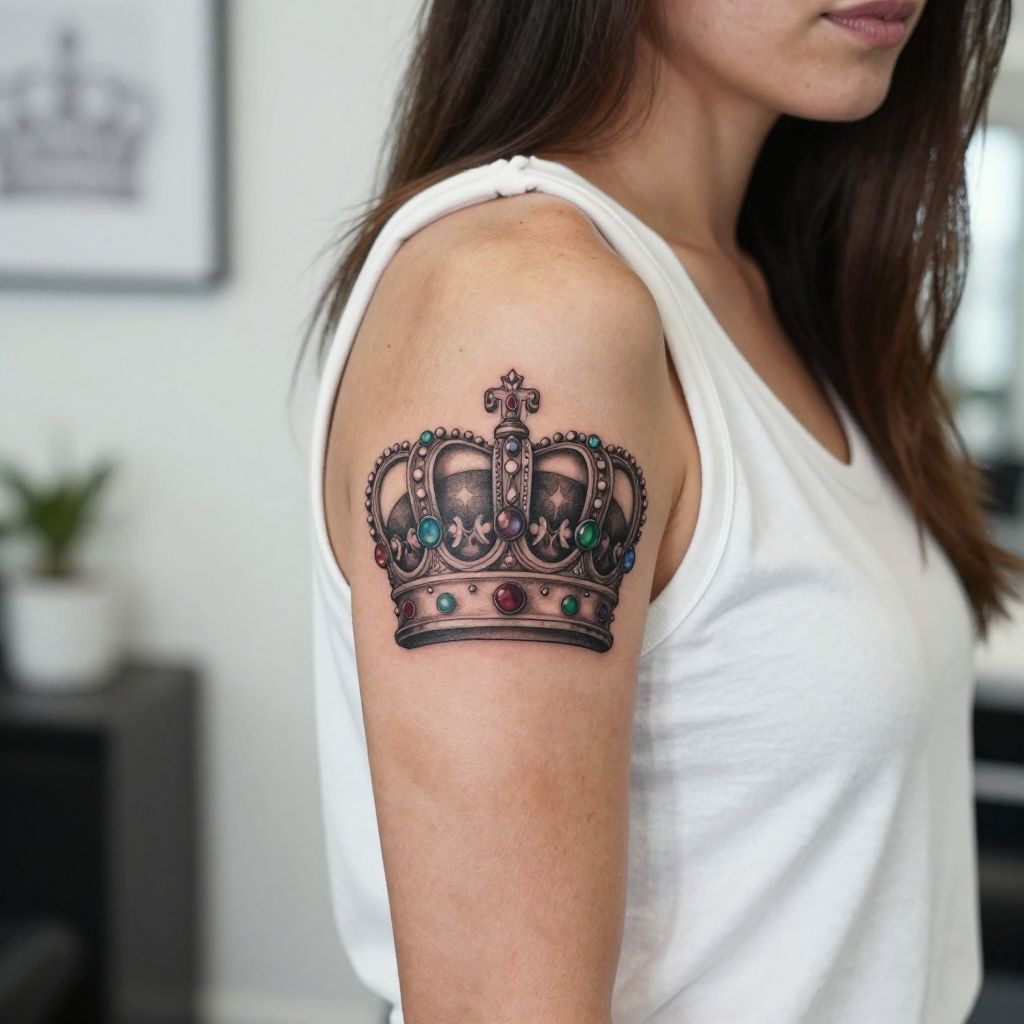 Classic Royal Crown with Jewels