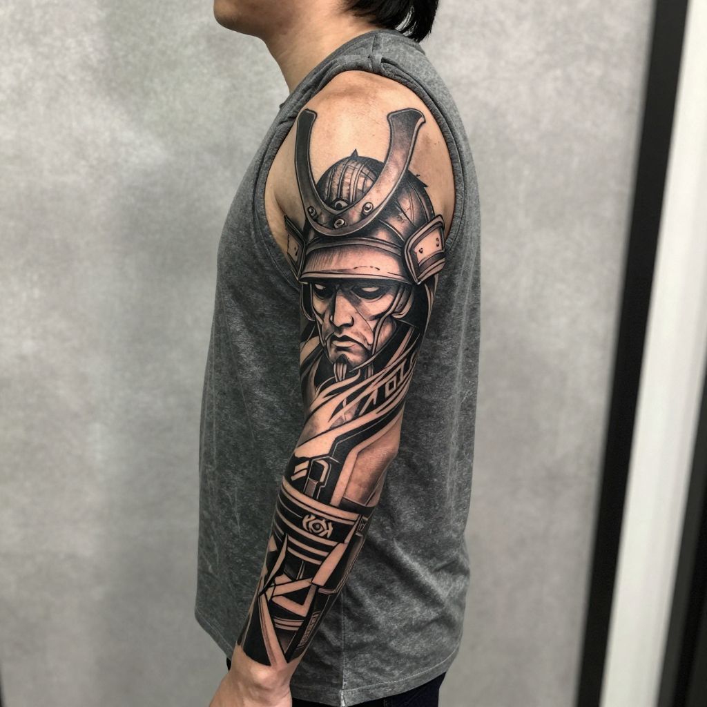 Samurai Emblem Sleeve