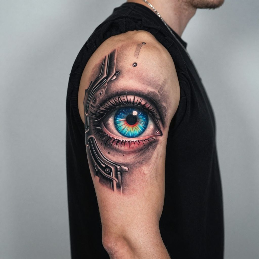 Cybernetic Eye Portrait