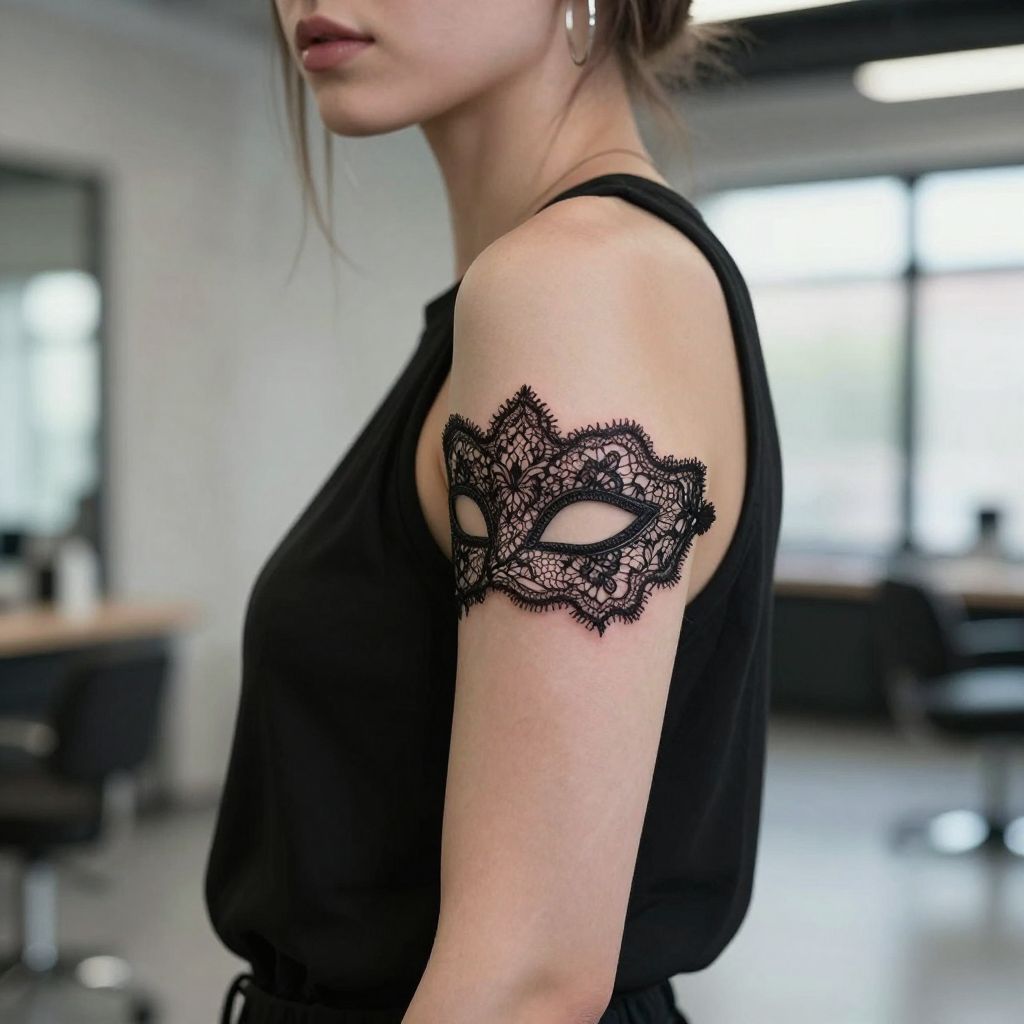 Opulent Lace Mask tattoo
