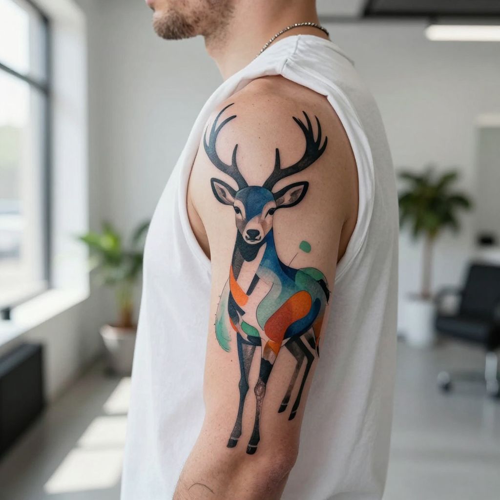 Abstract Deer