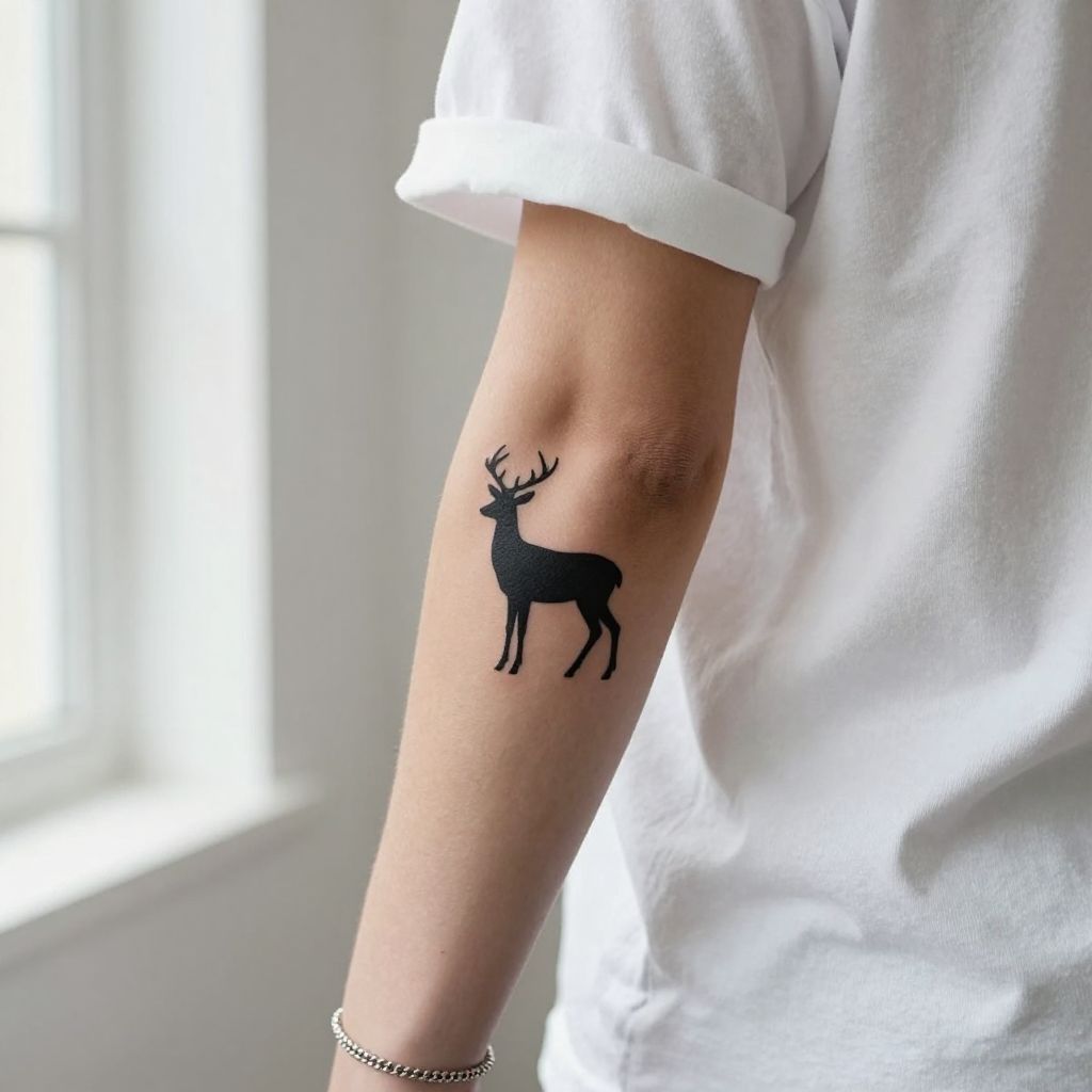 Small Silhouette Deer