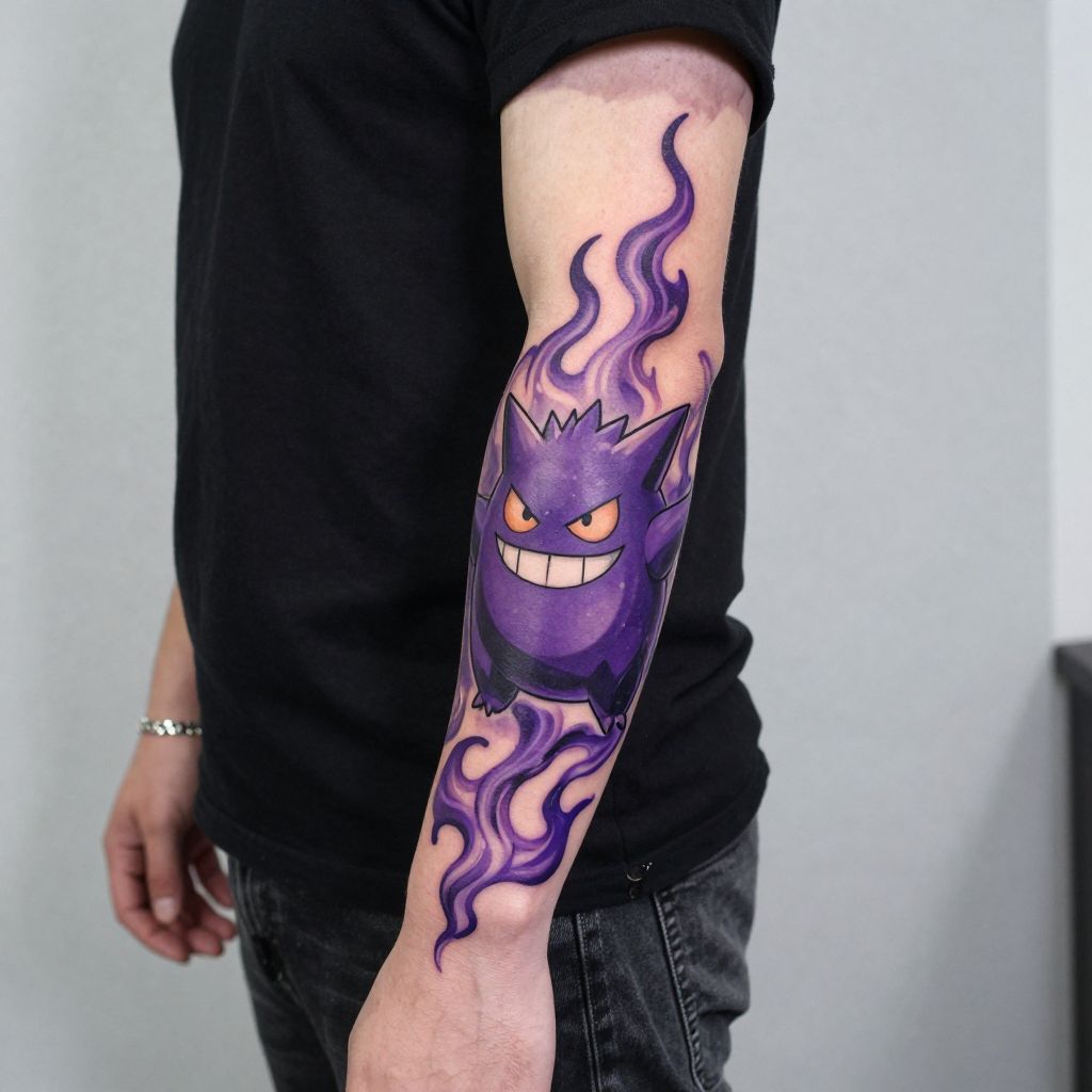 Gengar Ghostly Flames