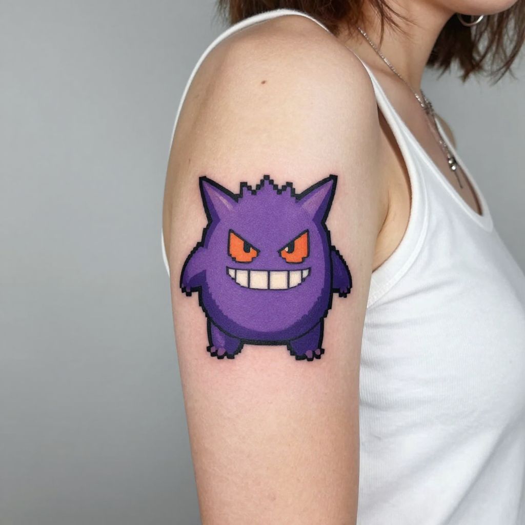 Retro Pixel Art Gengar