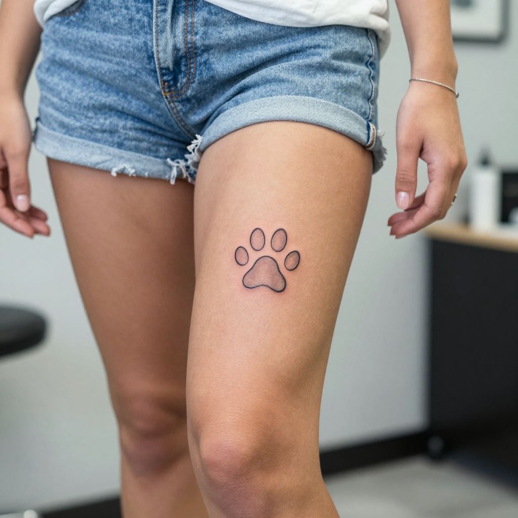 Cute Paw Print