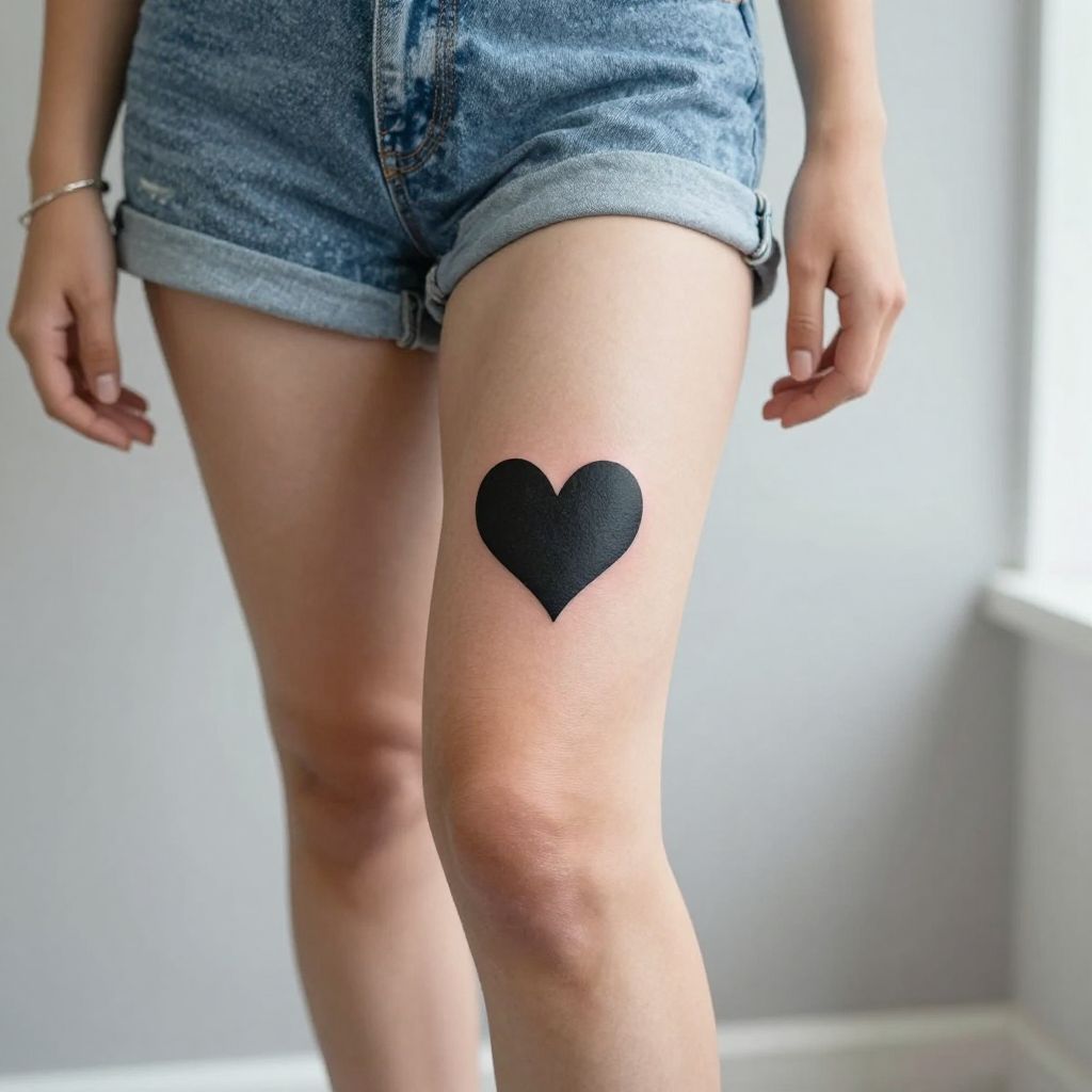 Small Heart on the Knee Cap