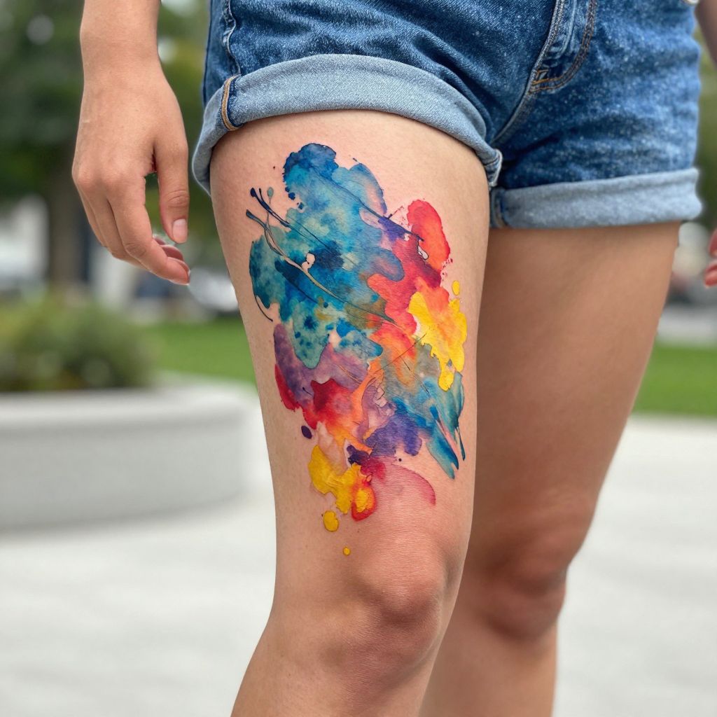 Abstract Watercolor Splash