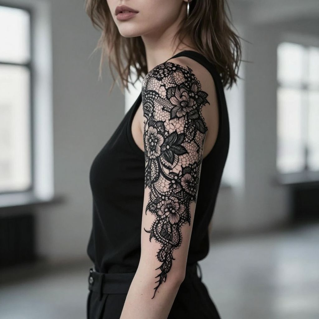 Gothic Lace Sleeve