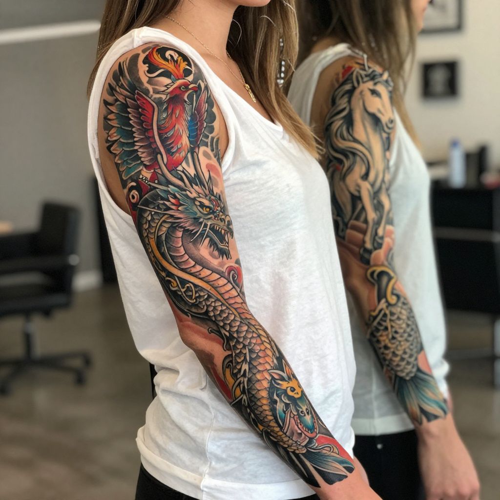 Mythical Creatures Sleeve