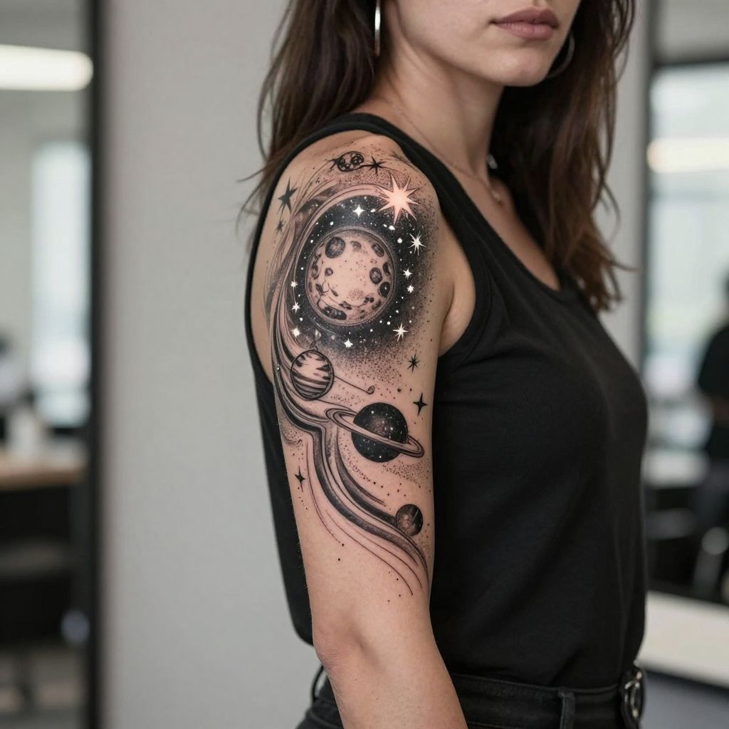 Celestial Inspired Sleeve