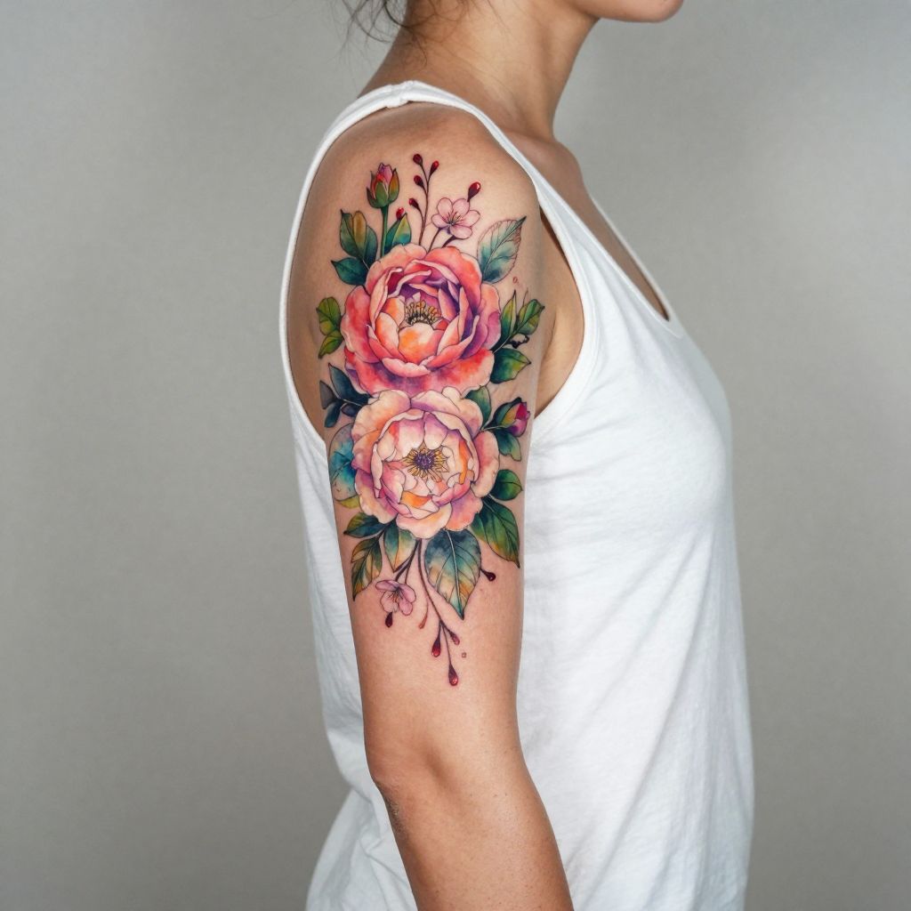 Floral Watercolor Bouquet