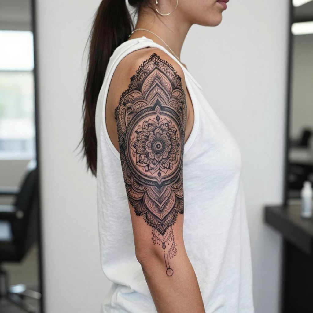 Lace and Mandala Fusion