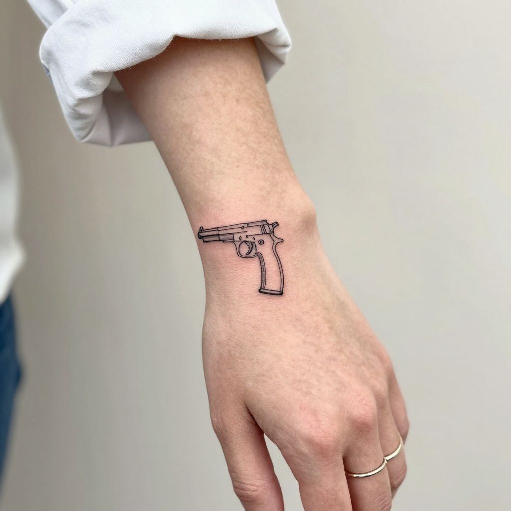 Tiny Gun Outline