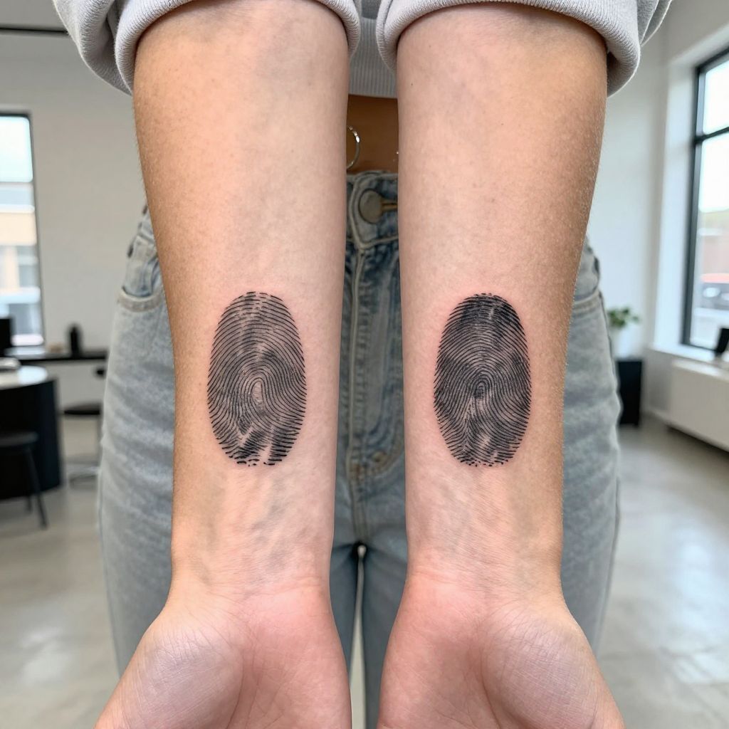Fingerprint Matches Tattoos