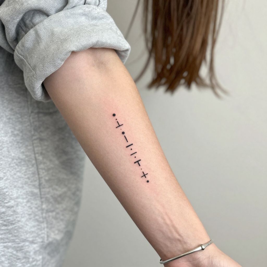 Mayan Number Symbols Tattoo