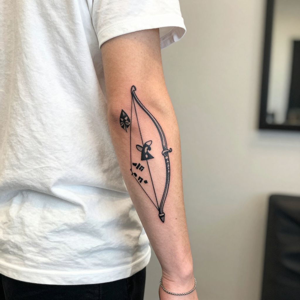 Mayan Hunter Symbol Tattoo