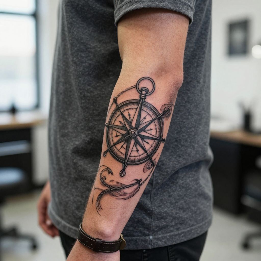 Nautical Compass tattoo