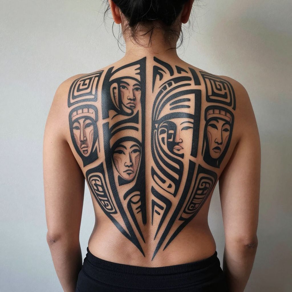 Tribal Patterns cover up tattoo