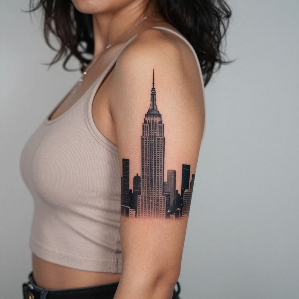 The Classic NYC Skyline Silhouette