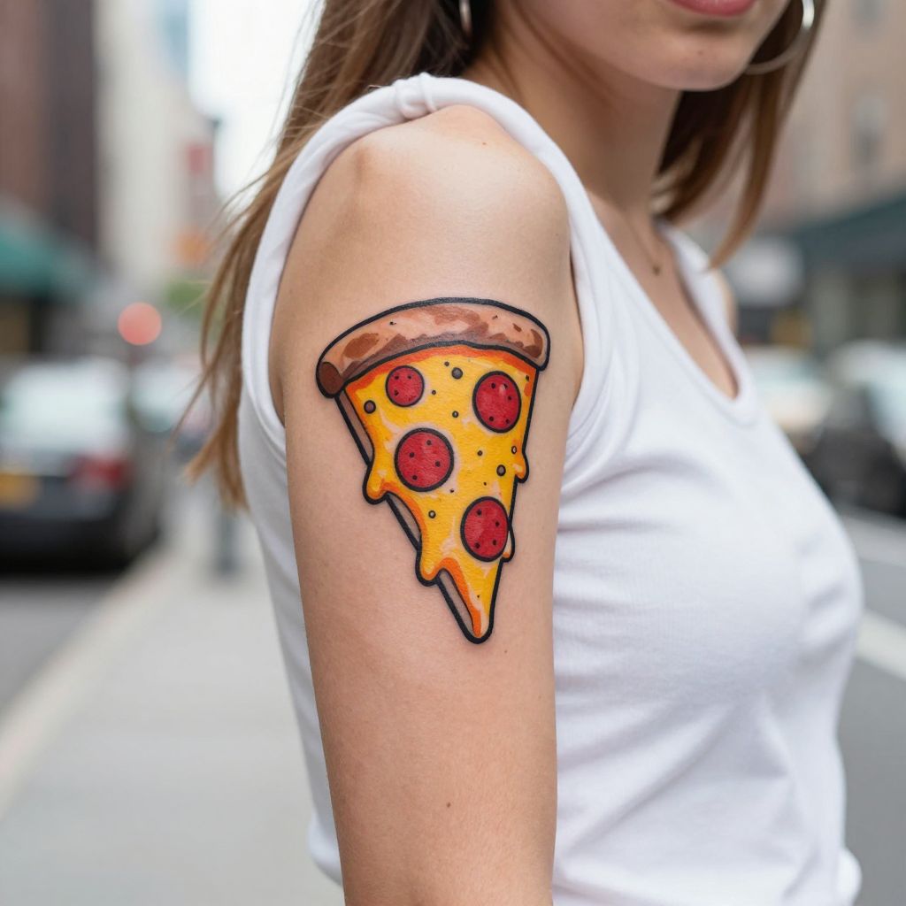New York Pizza Slice Quirky Ink