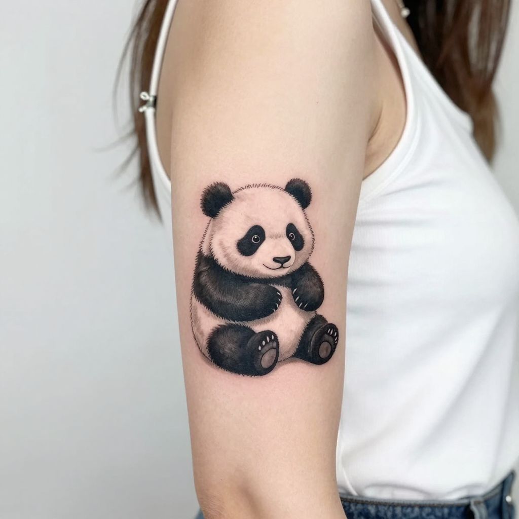 Cute Baby Panda