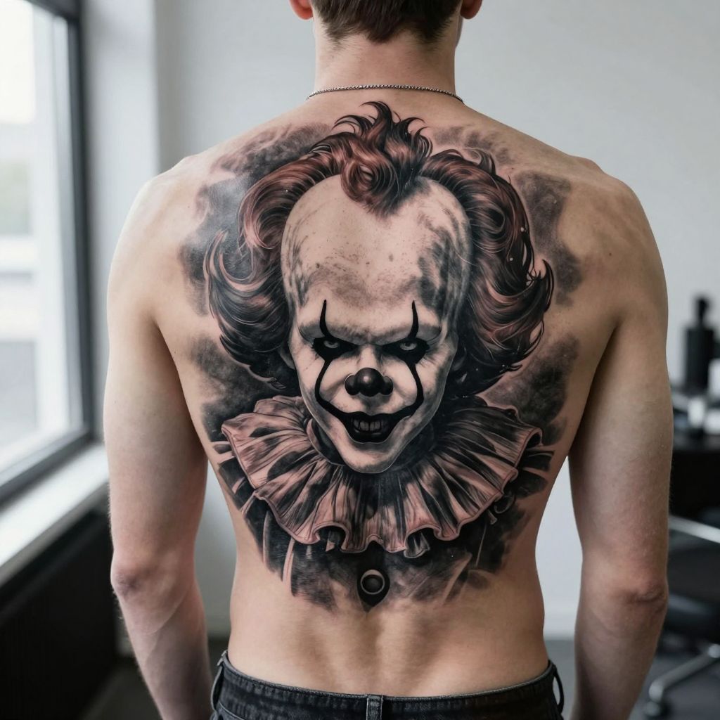 Pennywise in Negative Space