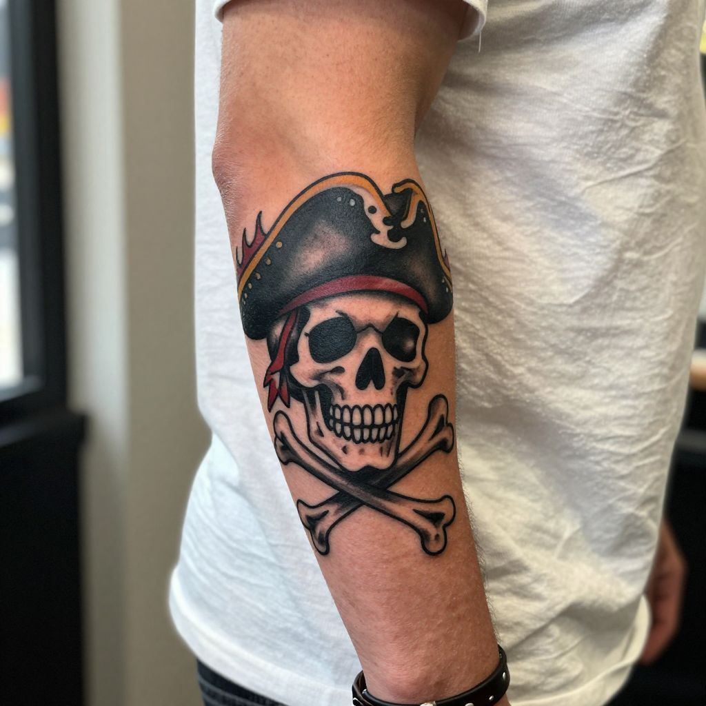 The Classic Skull and Crossbones