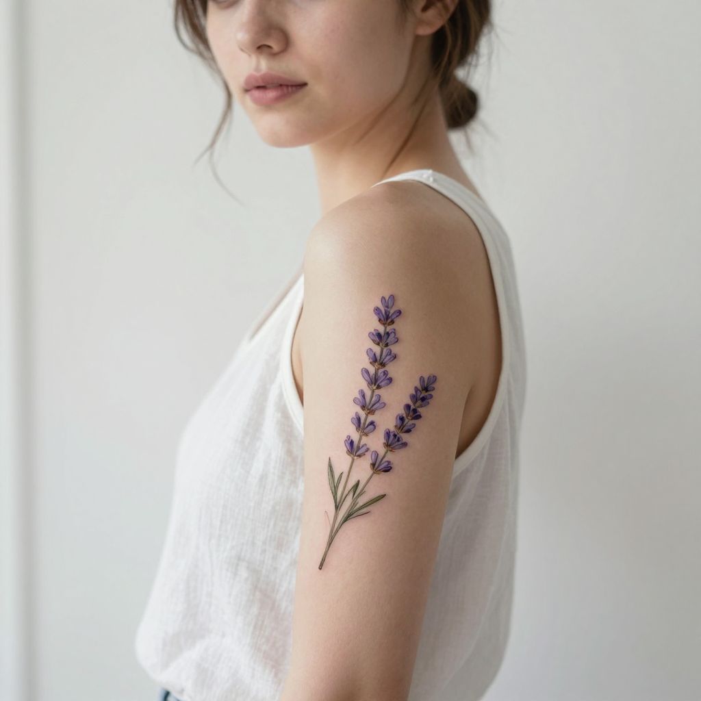 Delicate Lavender Sprigs