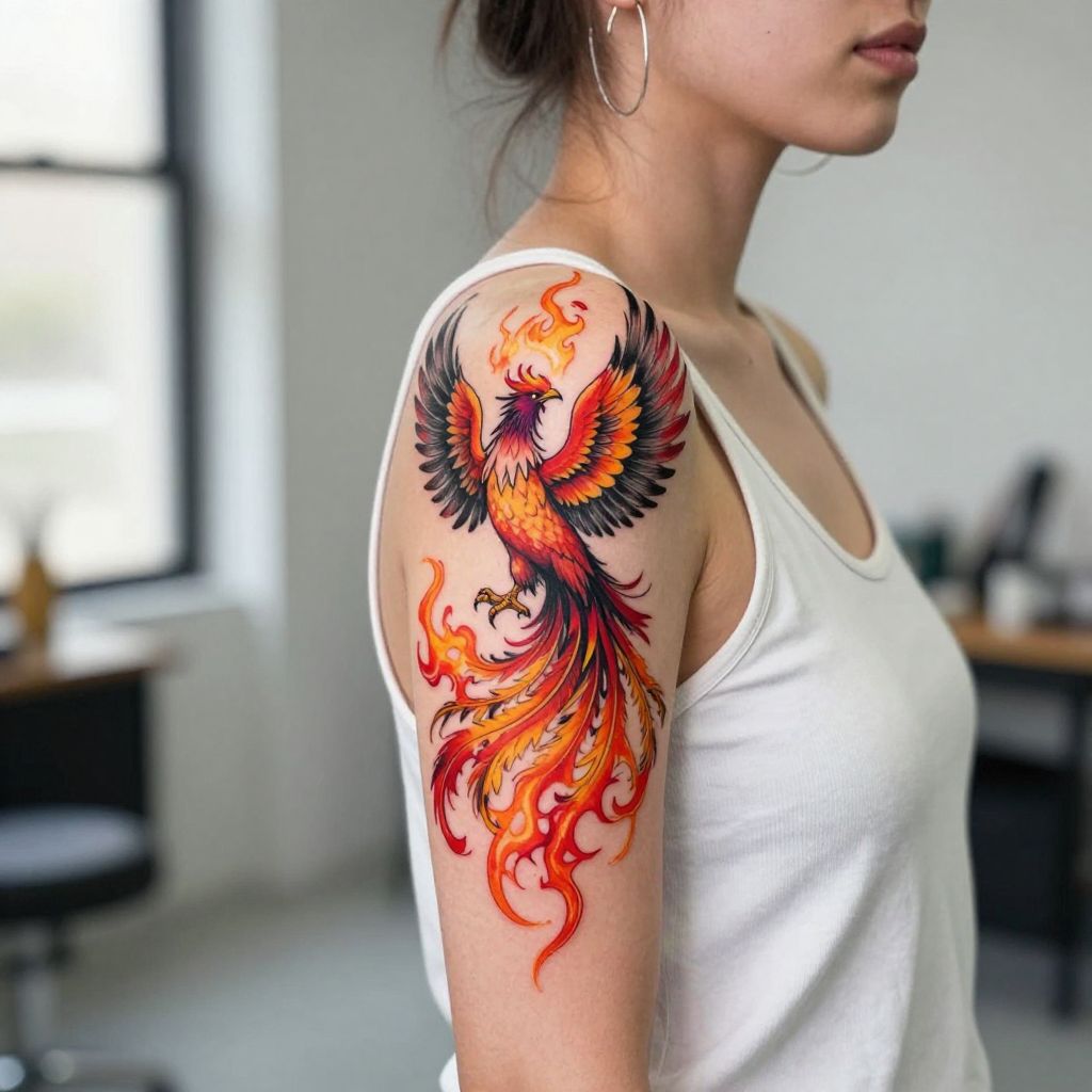 Phoenix Rising tattoo